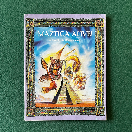 Vintage Dungeons & Dragons 2e Accessory: Forgotten Realms: Maztica Alive! DM Guide