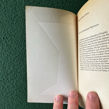 Vintage Sci-Fi Paperback: J G Ballard - The Four-Dimensional Nightmare