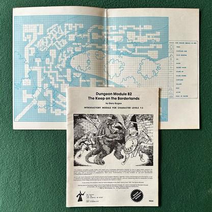Vintage Dungeons & Dragons Box Set: Basic Set 1001 1979 With Uncut Chits