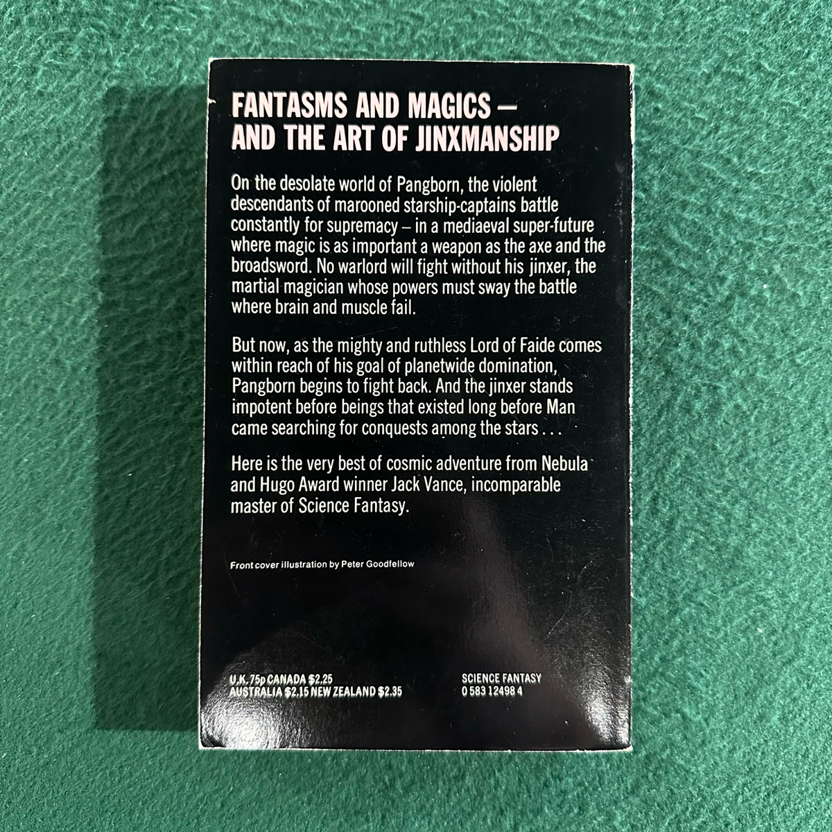 Vintage Sci-Fi Paperback: Jack Vance - Phantasms and Magics