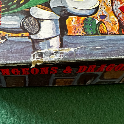 Vintage Dungeons & Dragons Box Set: Basic Set 1001 1979 With Uncut Chits