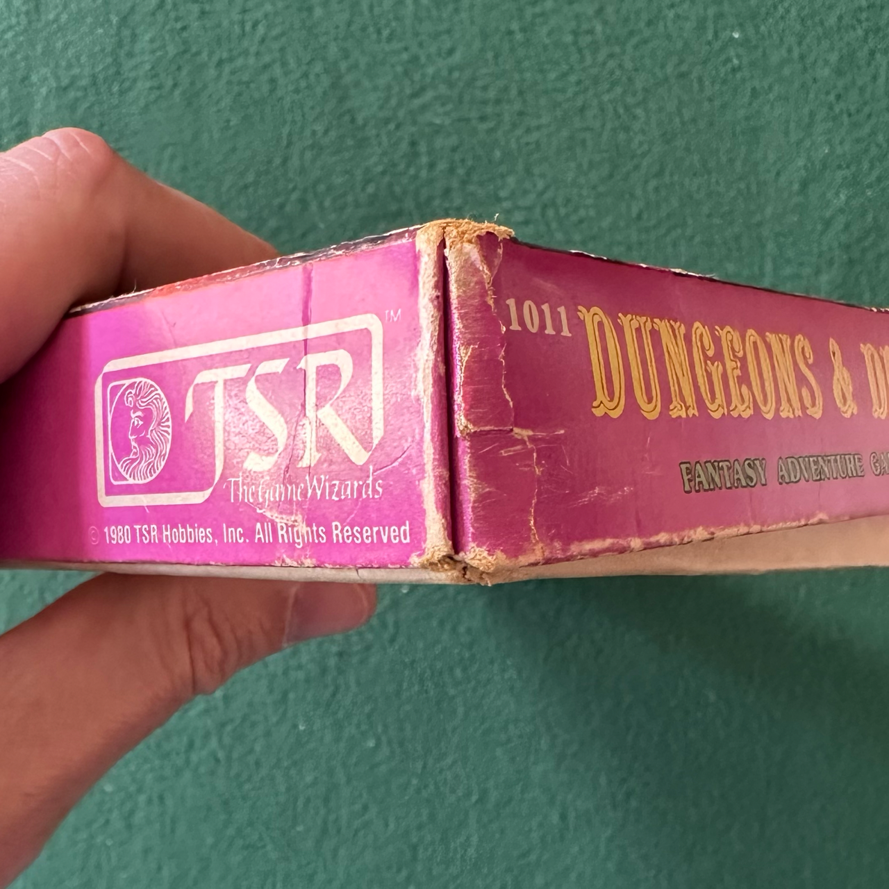 Vintage Dungeons & Dragons Box Set: Basic Set 1011 1980 With Dice