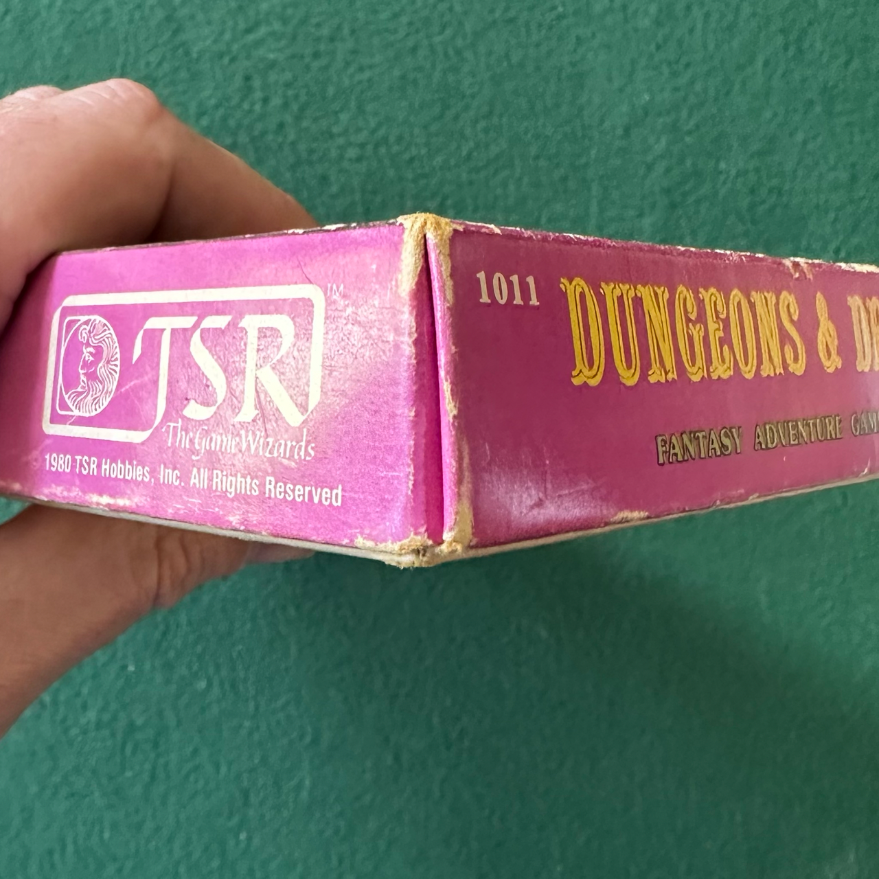 Vintage Dungeons & Dragons Box Set: Basic Set 1011 1980 With Dice