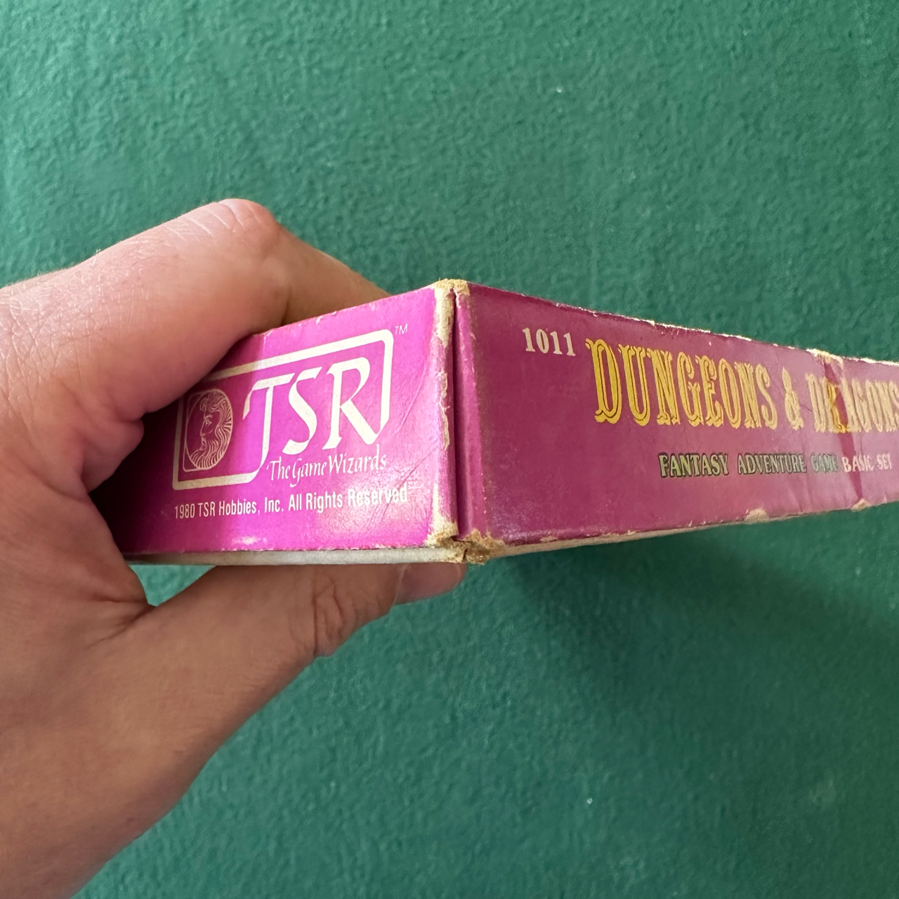 Vintage Dungeons & Dragons Box Set: Basic Set 1011 1980 With Dice