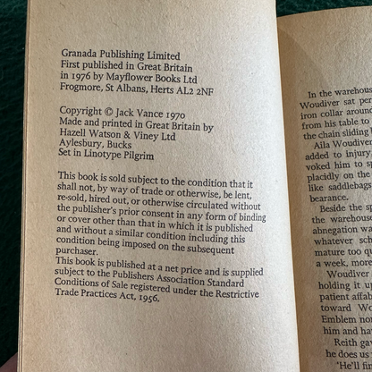 Vintage Sci-Fi Paperback: Jack Vance - The Pnume