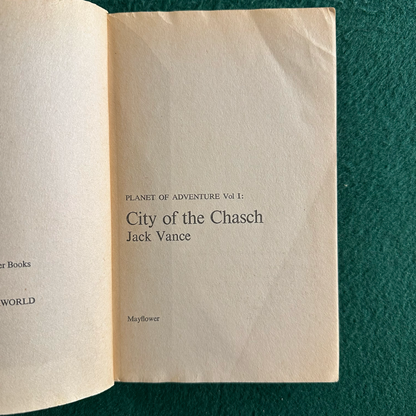 Vintage Sci-Fi Paperback: Jack Vance - City of the Chasch