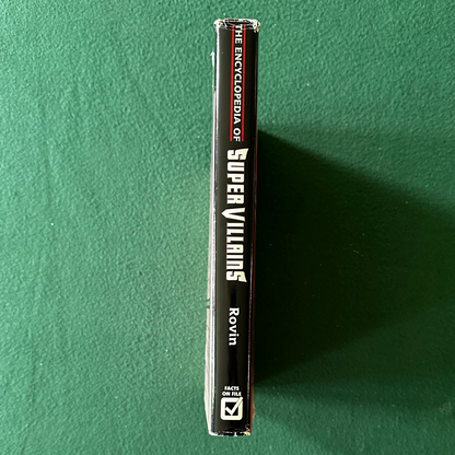 Vintage Non-Fiction Hardback: Jeff Rovin - The Encyclopedia of Super Villains FIRST EDITION