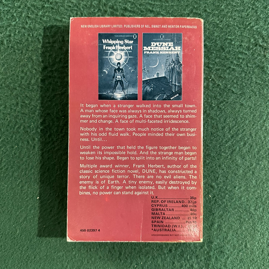 Vintage Sci-Fi Paperback: Frank Herbert - The Green Brain