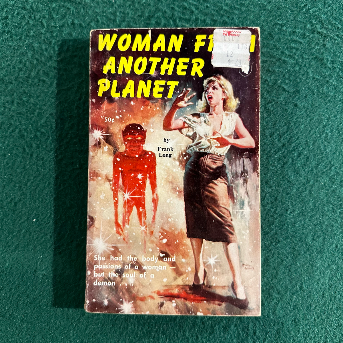 Vintage Sci-Fi Paperback: Frank Belknap Long - Woman From Another Planet