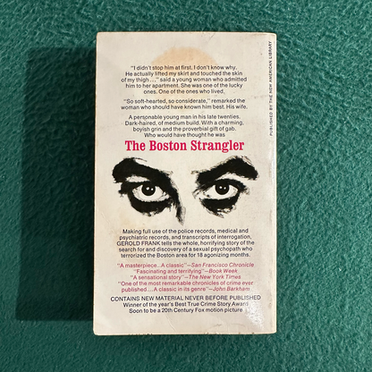 Vintage Non-Fiction Paperback: Gerold Frank - The Boston Strangler FOURTH PRINTING