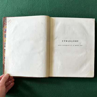 Antique Art Hardback: Jules Lebarte - Recherches sur la Peinture en Email dans L'antiquite et au Moyen Age 1856