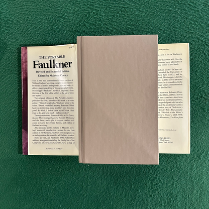 Vintage Fiction Hardback: The Portable Faulkner - Edited by Malcolm Cowley FIRST PRINTING