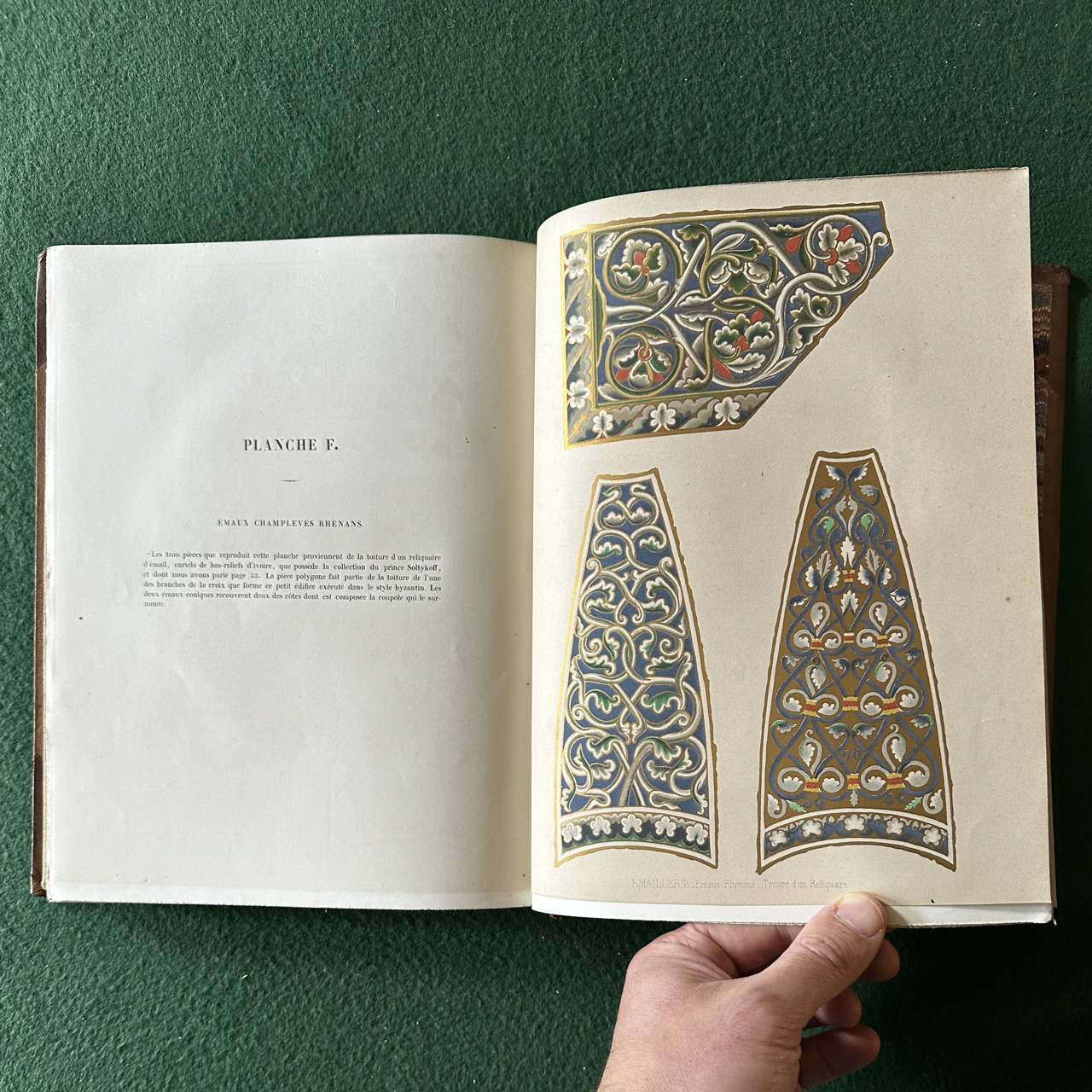 Antique Art Hardback: Jules Lebarte - Recherches sur la Peinture en Email dans L'antiquite et au Moyen Age 1856