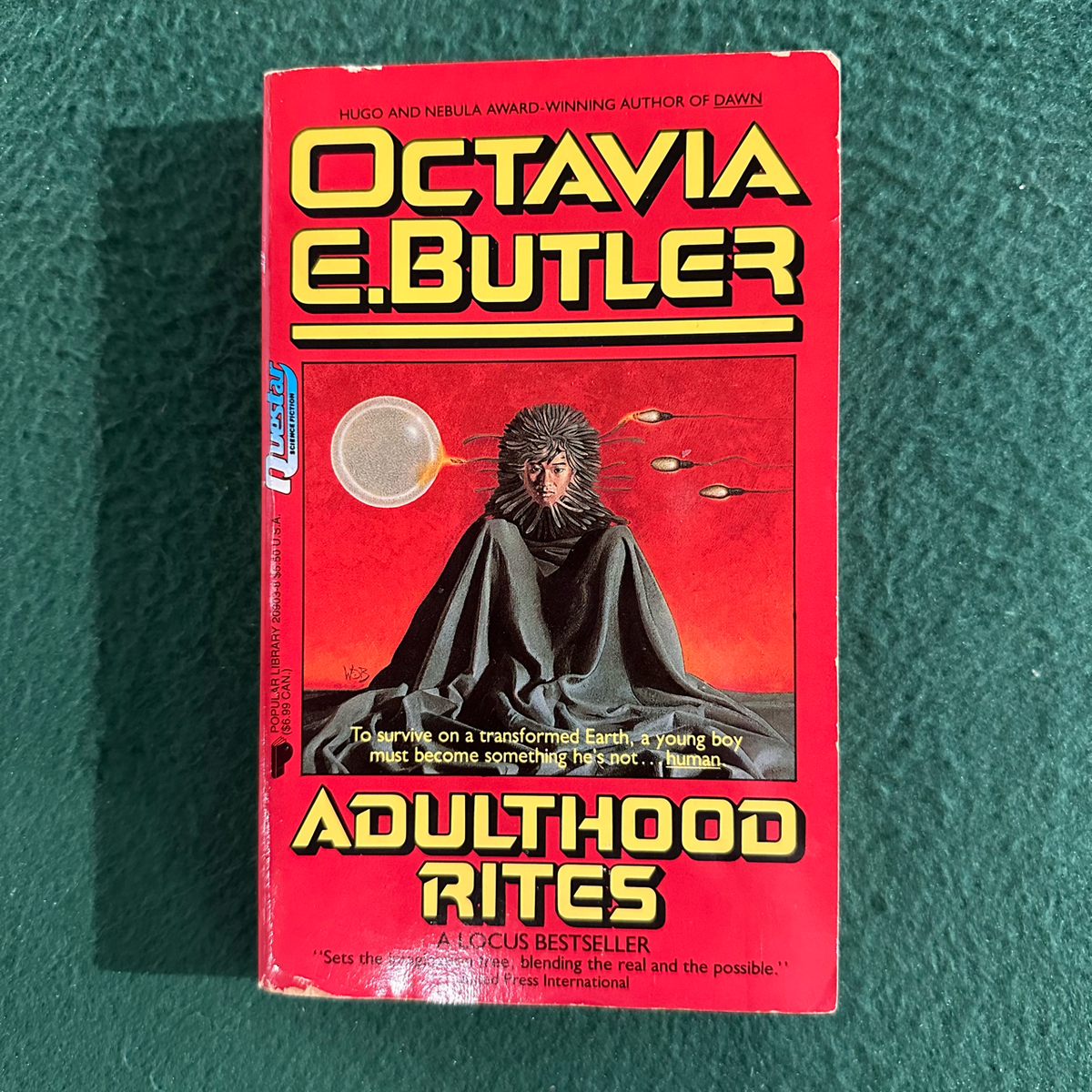 Vintage Sci-Fi Paperback: Octavia Butler - Adulthood Rights FIFTH PRINTING