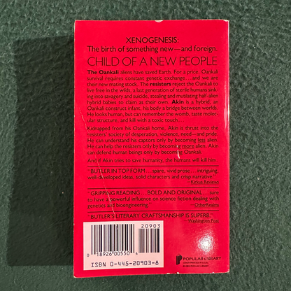 Vintage Sci-Fi Paperback: Octavia Butler - Adulthood Rights FIFTH PRINTING