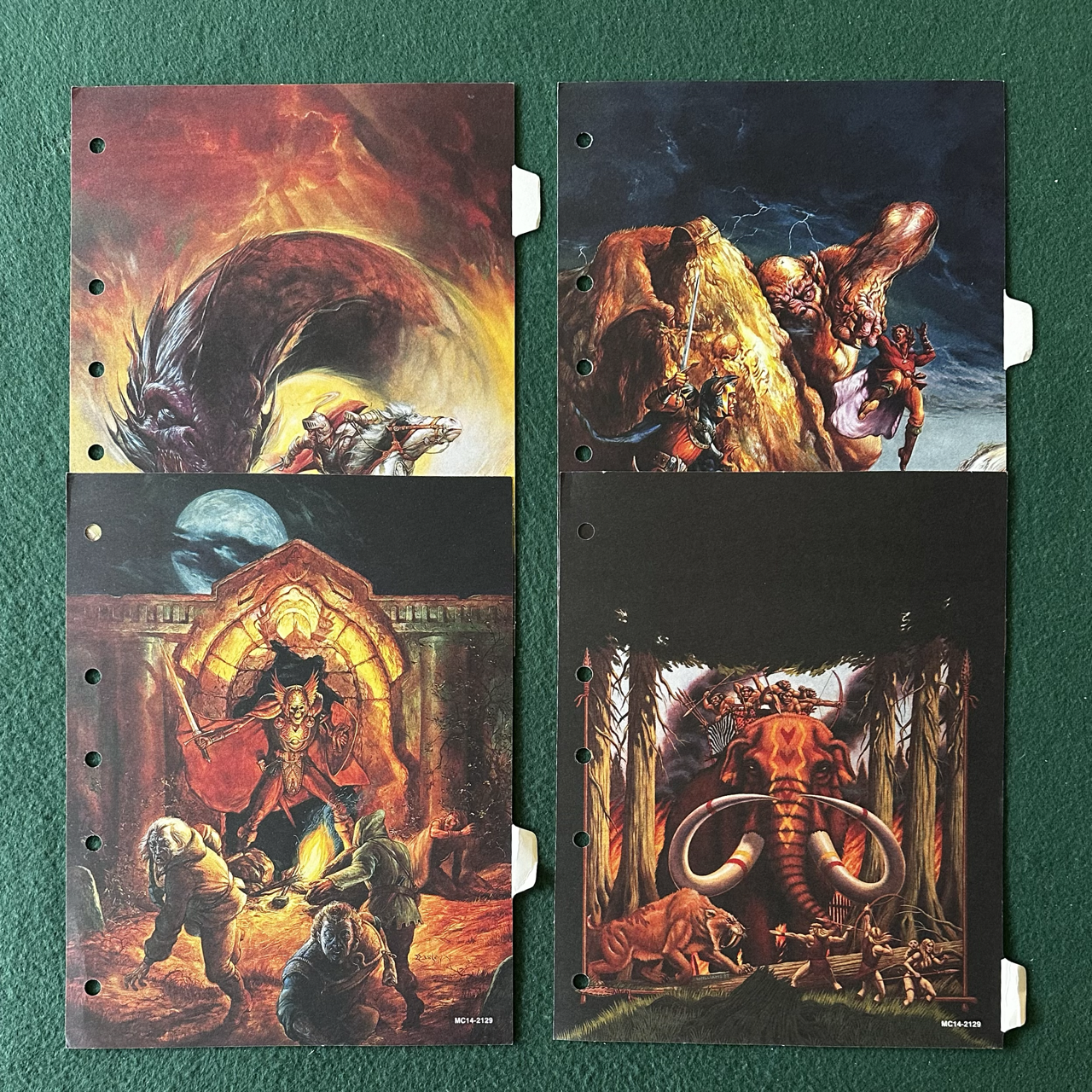 Vintage Advanced Dungeons & Dragons 2e Accessory: Monstrous Compendium: Fiend Folio Appendix