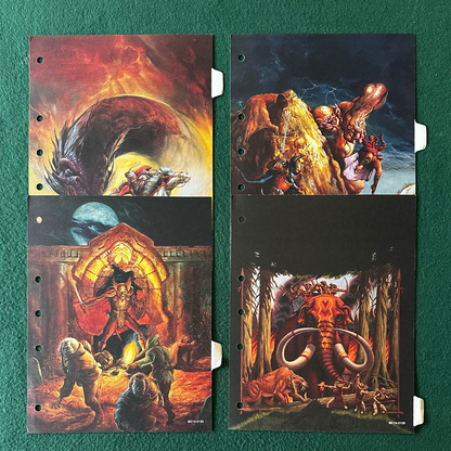 Vintage Advanced Dungeons & Dragons 2e Accessory: Monstrous Compendium: Fiend Folio Appendix