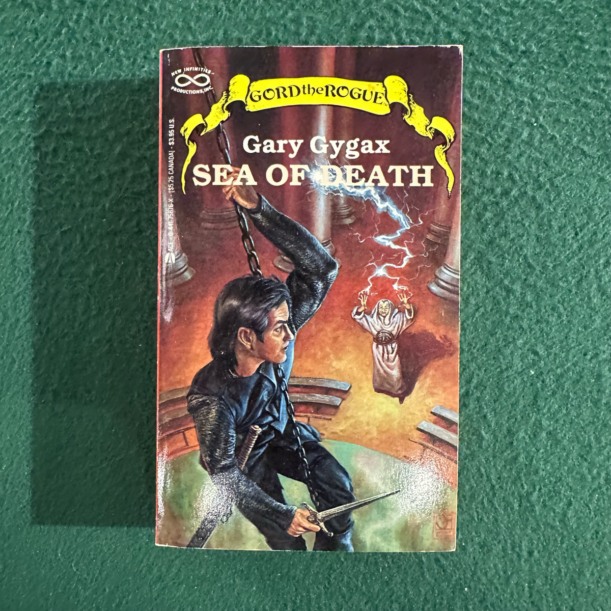 Vintage Fantasy Paperback: Gary Gygax - Gord the Rogue: Sea of Death FIRST PRINTING