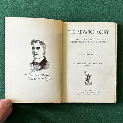 Vintage Fiction Hardback: Miles McCarthy - The Advance Agent