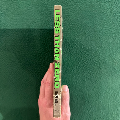 Vintage Fiction Paperback: Brett Easton Ellis - Less Than Zero FIRST PRINTING