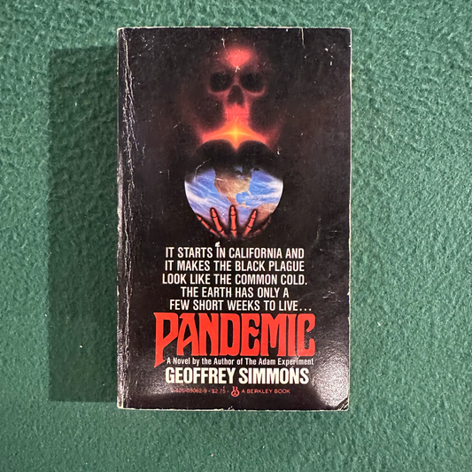 Vintage Horror Paperback: Geoffrey Simmons - Pandemic