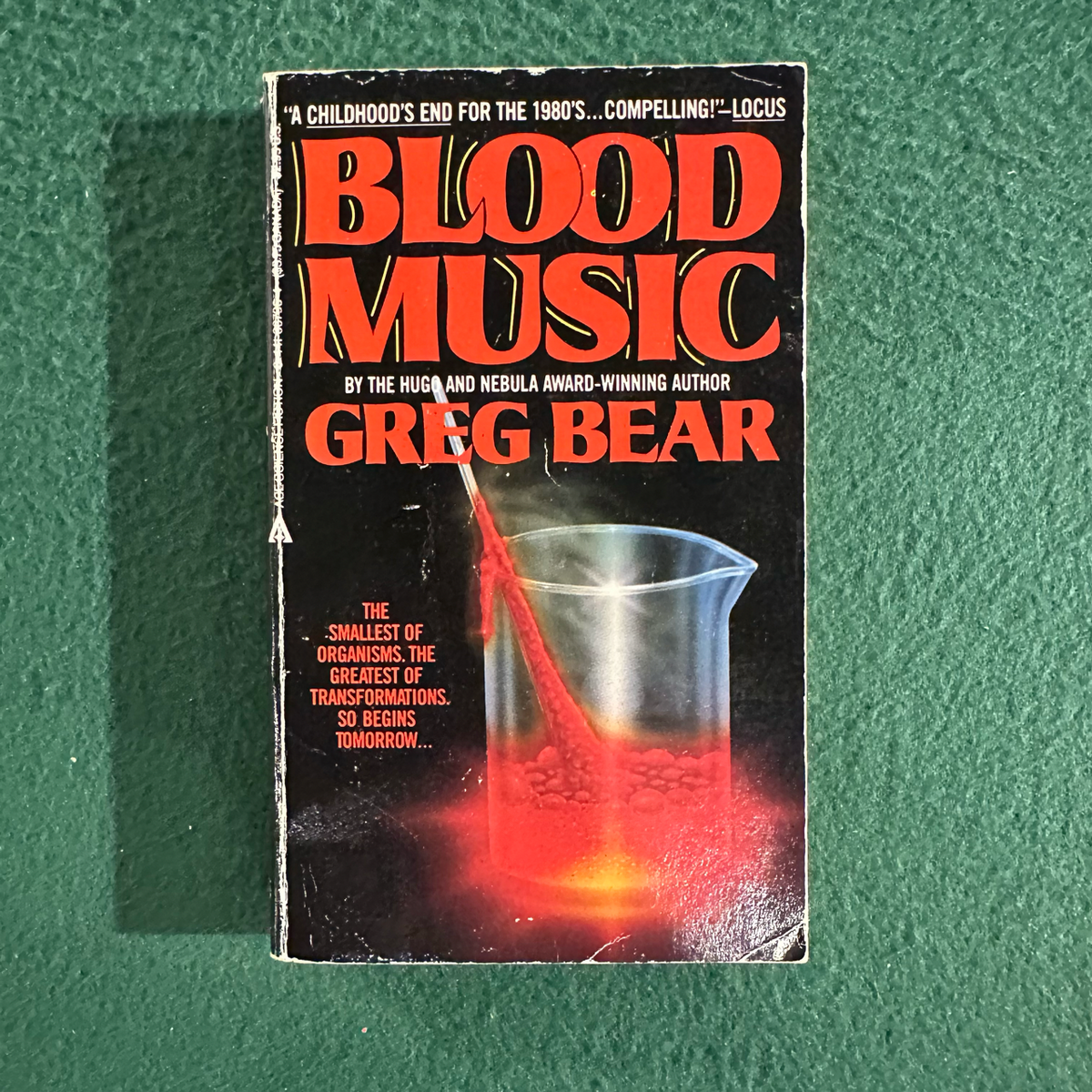 Vintage Horror Paperback: Greg Bear - Blood Music