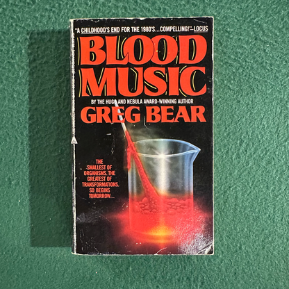 Vintage Horror Paperback: Greg Bear - Blood Music
