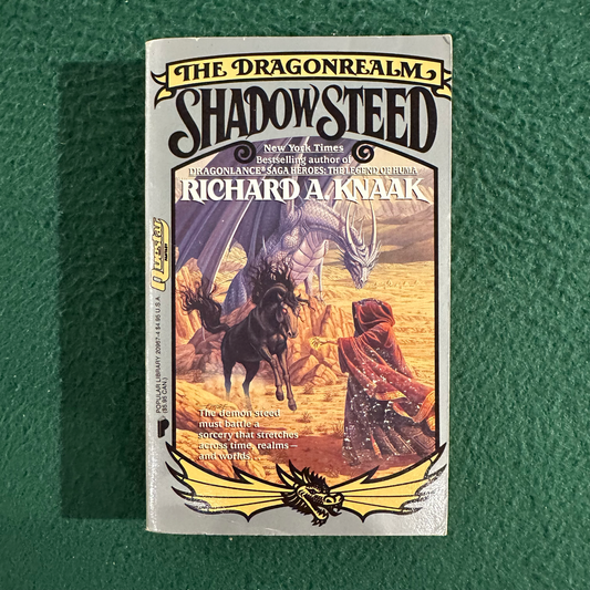 Vintage Fantasy Paperback: Richard A Knaak - The Dragonrealm: Shadow Seed SIGNED
