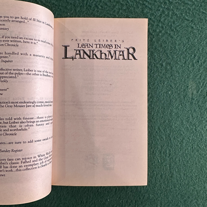 Vintage Fantasy Paperbacks: Fritz Leiber - Adventures of Fafhrd and The Gray Mouser Vols 1-4 with Swords Against the Shadowland, Mignola Covers