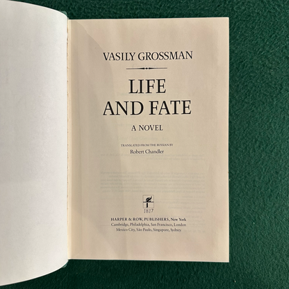 Vintage Fiction Hardback: Vasily Grossman - Life and Fate FIRST PRINTING
