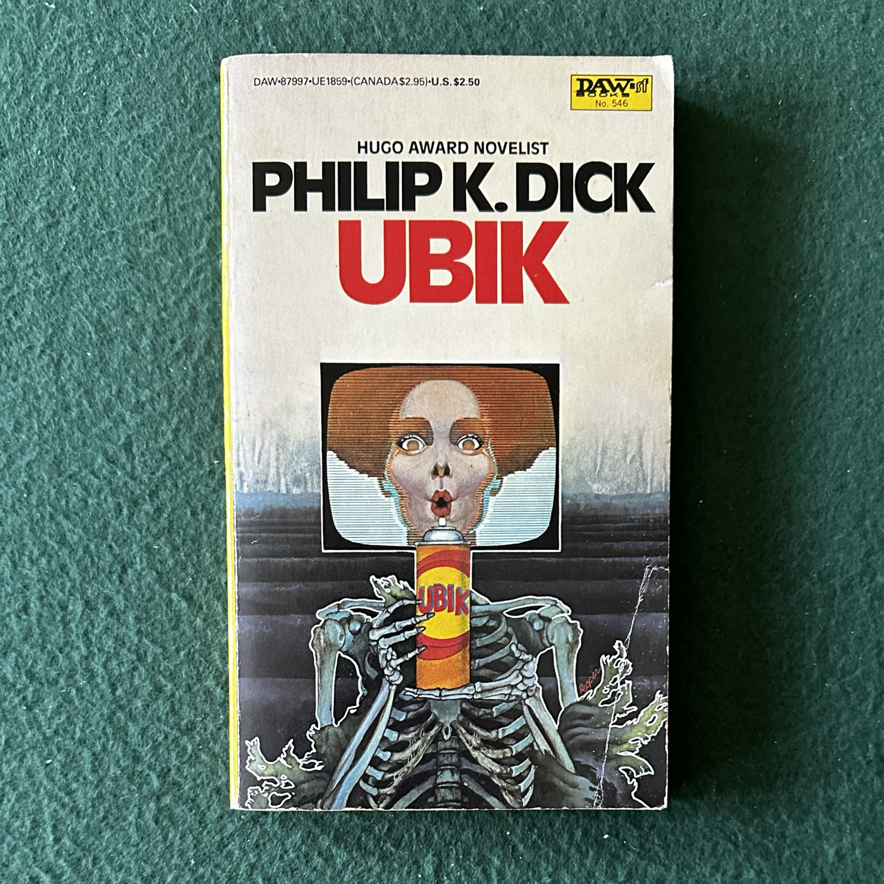 Vintage Sci-Fi Paperback: Philip K Dick - Ubik FIRST PRINTING
