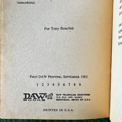 Vintage Sci-Fi Paperback: Philip K Dick - Ubik FIRST PRINTING