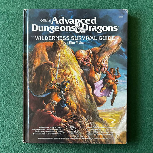 Vintage Advanced Dungeons & Dragons Accessory: Wilderness Survival Guide