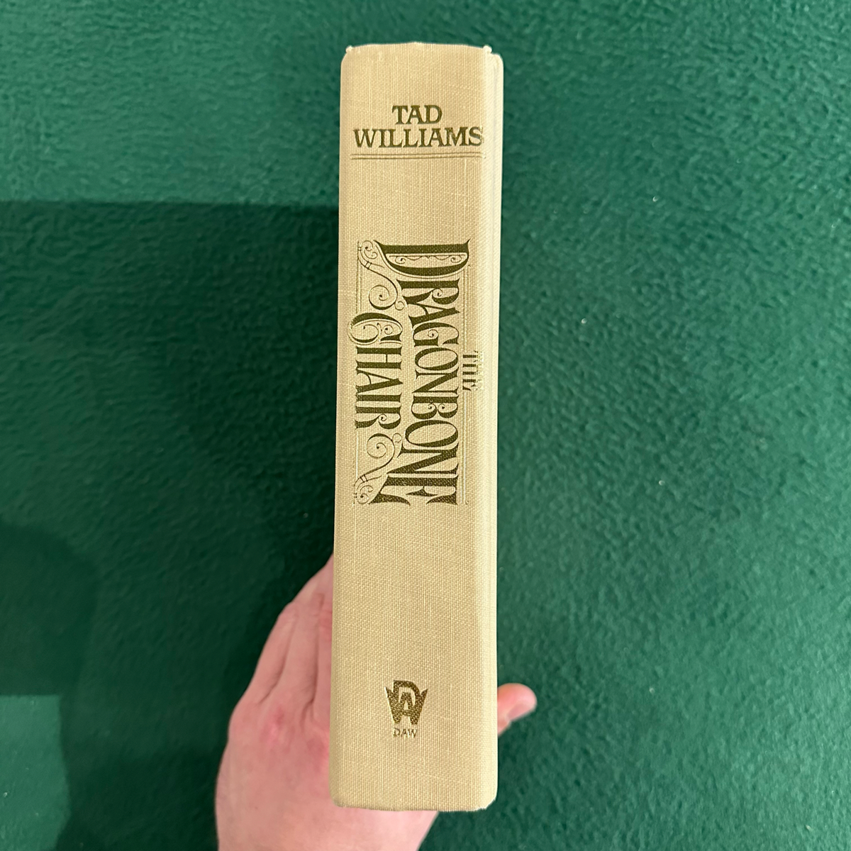 Vintage Fantasy Hardback: Tad Williams - The Dragonbone Chair FIRST EDITION