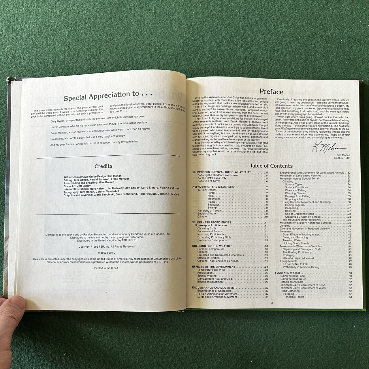 Vintage Advanced Dungeons & Dragons Accessory: Wilderness Survival Guide