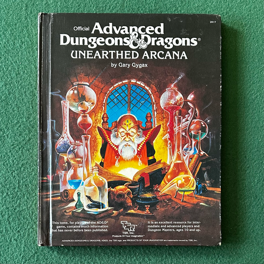 Vintage Advanced Dungeons & Dragons Accessory: Unearthed Arcana 1985