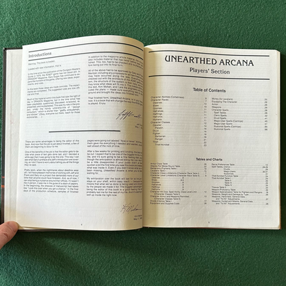 Vintage Advanced Dungeons & Dragons Accessory: Unearthed Arcana 1985