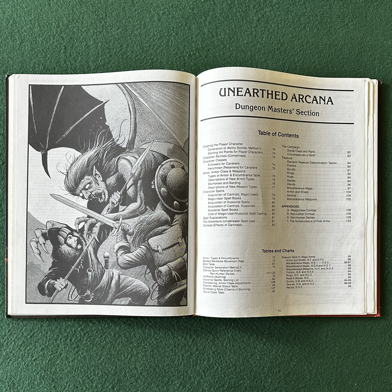 Vintage Advanced Dungeons & Dragons Accessory: Unearthed Arcana 1985