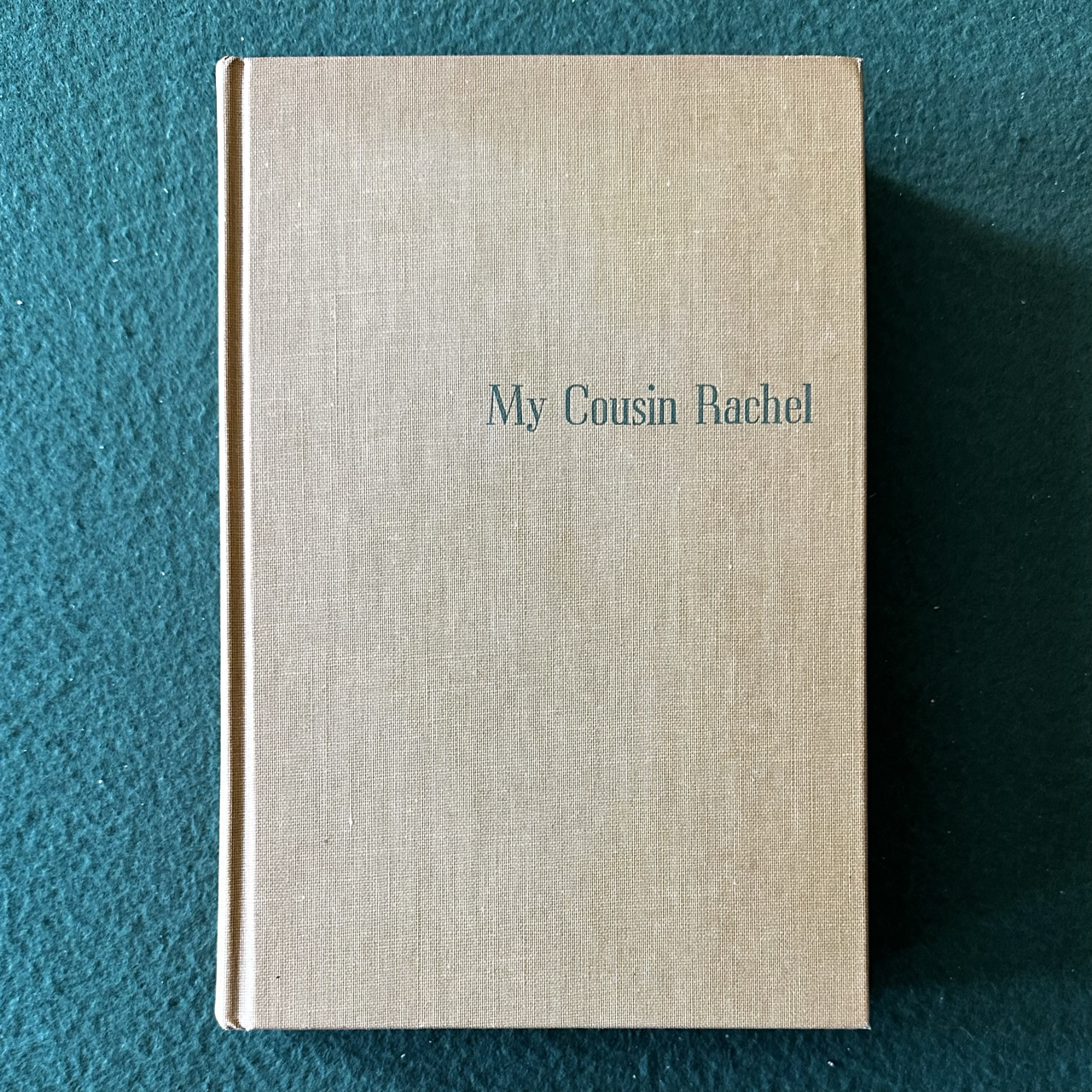 Vintage Fiction Hardback: Daphne du Maurier - My Cousin Rachel