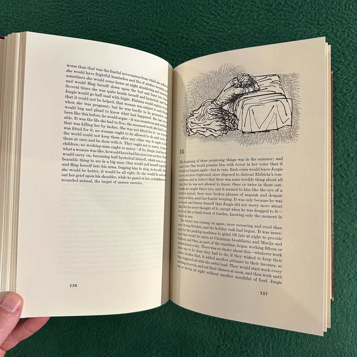 Vintage Fiction Hardback: Upton Sinclair - The Jungle HERITAGE PRESS