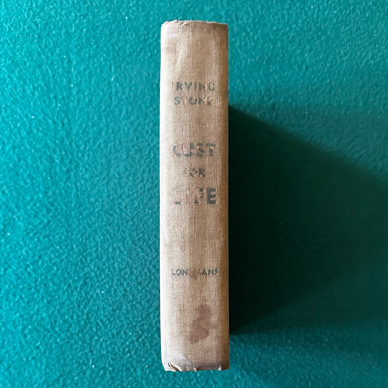 Vintage Fiction Hardback: Irving Stone - Lust for Life SECOND PRINTING