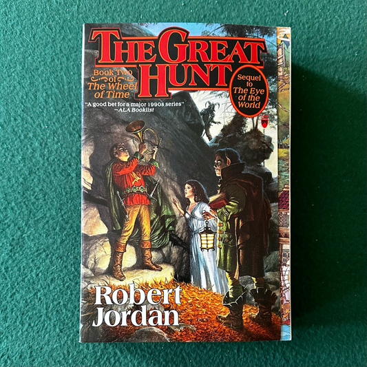 Vintage Fantasy Paperback: Robert Jordan - The Great Hunt FIRST PRINT