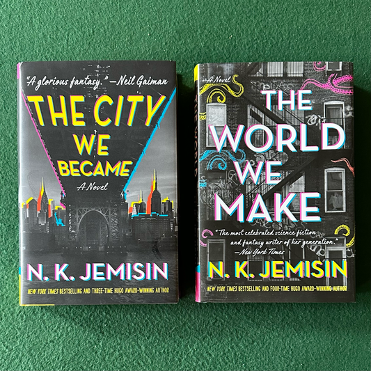 Fantasy Hardbacks: N K Jemisin - The Great Cities Book 1 & 2: The City We Became, and The World We Make SIGNED FIRST EDITIONS