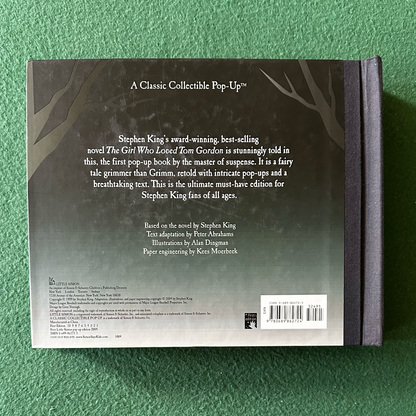 Horror Hardback: Stephen King - The Girl Who Loved Tom Gordon Pop-Up Book FIRST EDITION