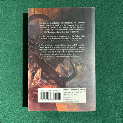 Sci-Fi Paperback: Chris Wraight - Warhammer 40k, Watchers of the Throne: The Emperor's Legion FIRST PRINTING