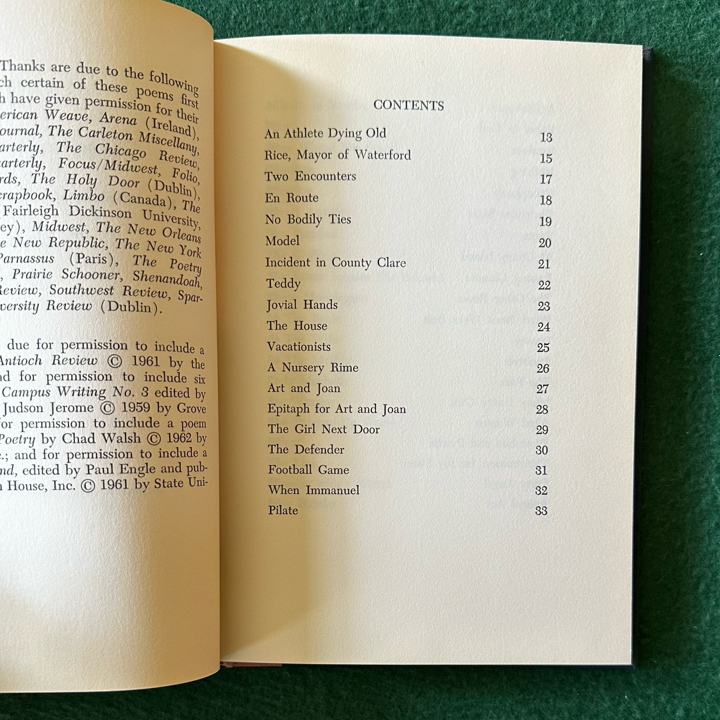 Vintage Poetry Hardback: Knute Skinner - Stranger with a Watch SIGNED FIRST EDITION