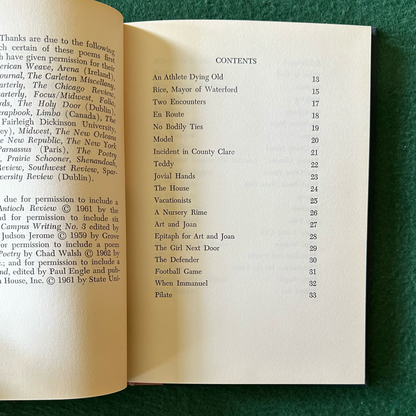Vintage Poetry Hardback: Knute Skinner - Stranger with a Watch SIGNED FIRST EDITION