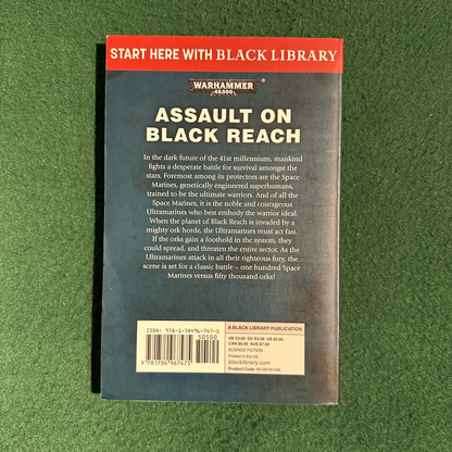 Sci-Fi Paperback: Nick Kyme - Warhammer 40k, Assault on Black Reach FIRST PRINTING