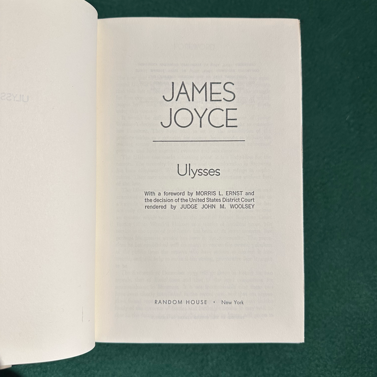 Vintage Fiction Hardbacks: James Joyce - Ulysses, Finnegans Wake, Dubliners, A Portrait of the Artist as a Young Man BCEs