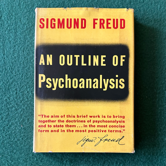 Vintage Non-Fiction Paperback: Sigmund Freud - An Outline of Psychoanalysis FIRST EDITION